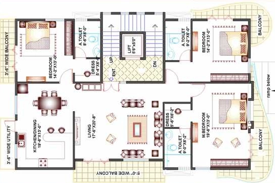 3 BHK Flat in Amigo Grande in Jayamahal, Bangalore - Image 920156