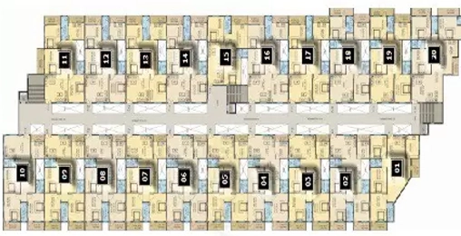 Floor Plan of Amigo Sri Sai Icon in Bellandur, Bangalore - Image 407889