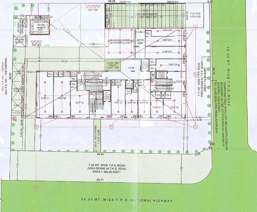 Master Plan of Millennium Harmony in Juhapura, Ahmedabad - Image 407901
