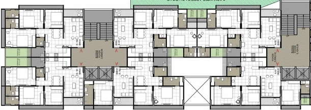 Floor Plan of Nishan Satva in Ranip, Ahmedabad - Image 407918