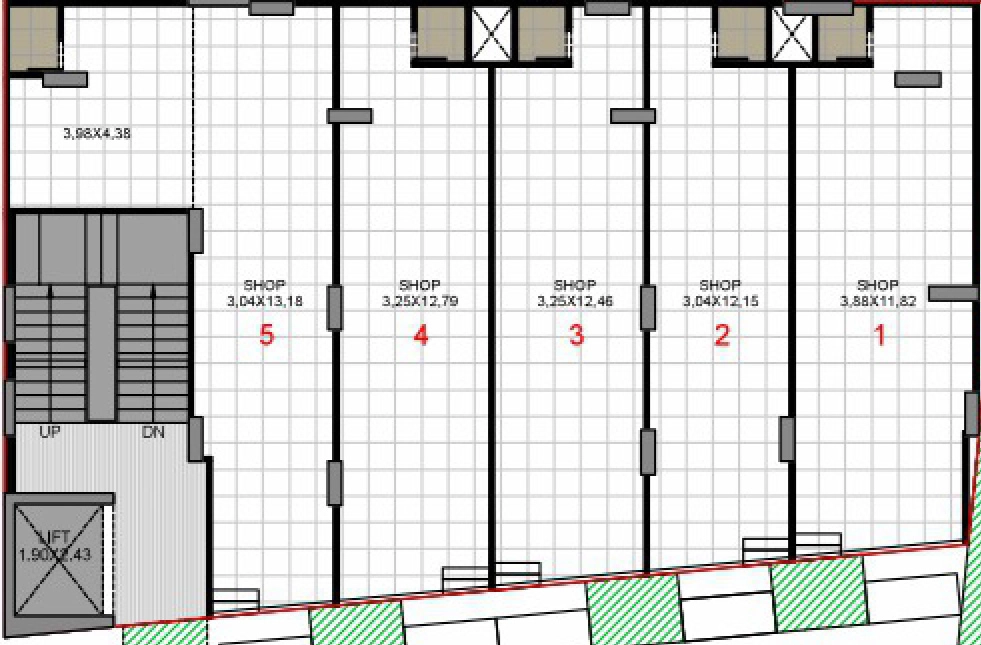 Floor Plan of Commercial Nishan Satva in Ranip, Ahmedabad - Image 407923