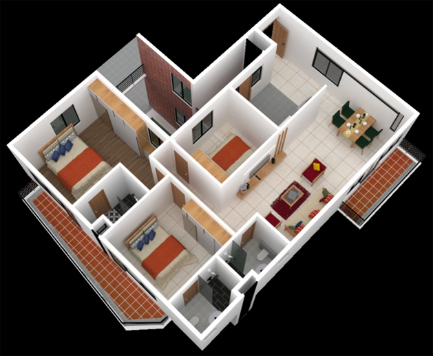 3 BHK Flat in Hatha Coco Nest in Bellandur, Bangalore - Image 920197