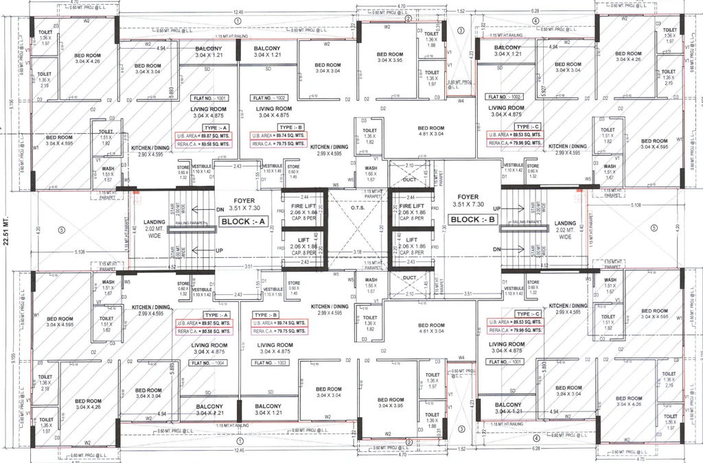 Floor Plan of Sapphire Veronica in Bhadaj, Ahmedabad - Image 407937