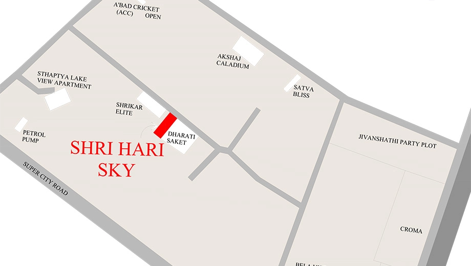 Location of Aditi Shri Hari Sky - Image 407957