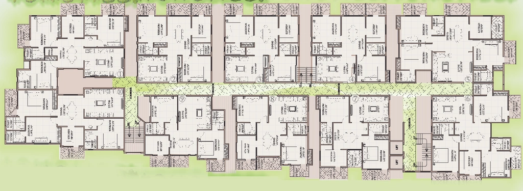 Floor Plan of Vars Splendid in KR Puram, Bangalore - Image 407974