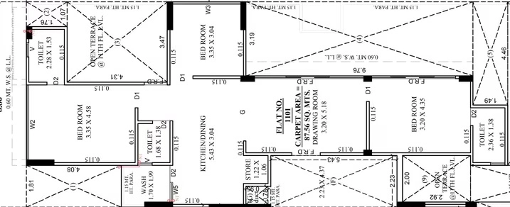 3 BHK Flat in Shree Aastha Legacy in Chandkheda, Ahmedabad - Image 920216