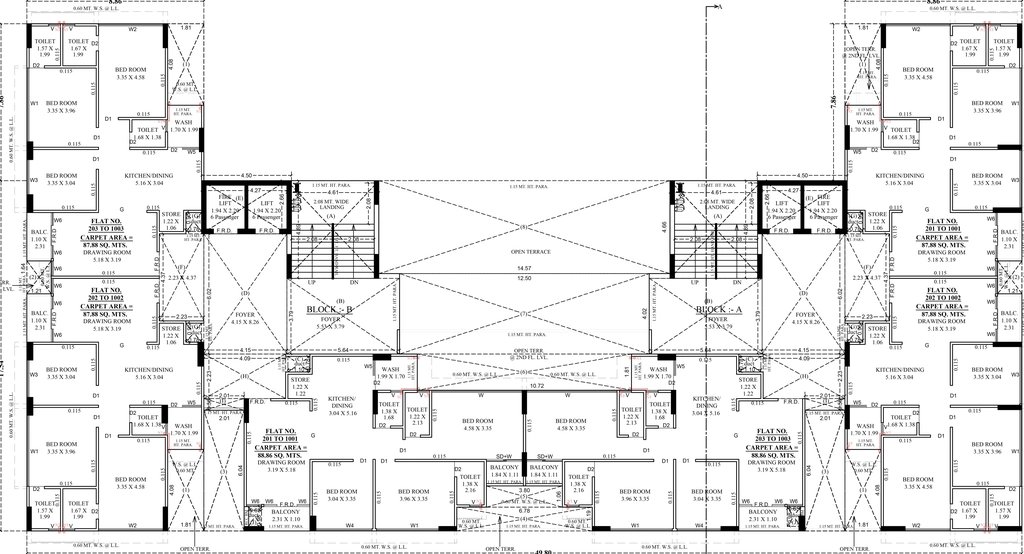 Floor Plan of Shree Aastha Legacy in Chandkheda, Ahmedabad - Image 407992