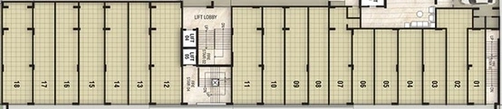 Floor Plan of Commercial Shree Ralsi Rivera in Ghuma, Ahmedabad - Image 408046