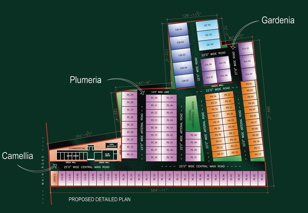 Master Plan of Contour Sukhbiri Homes in Sector 107, Noida - Image 408129