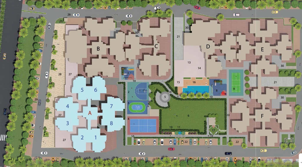 Master Plan of Express Zenith Tower A in Sector 77, Noida - Image 408162