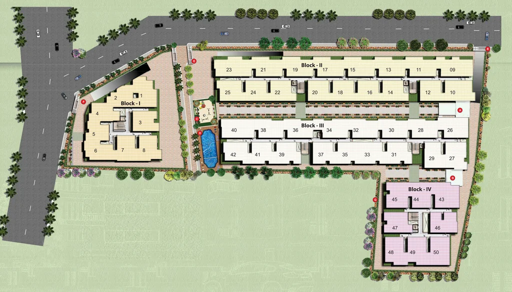 Master Plan of SLS Silicon Valley in KR Puram, Bangalore - Image 408224