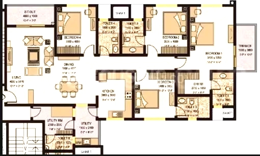 4 BHK Flat in Sobha Onyx in Bellandur, Bangalore - Image 920297