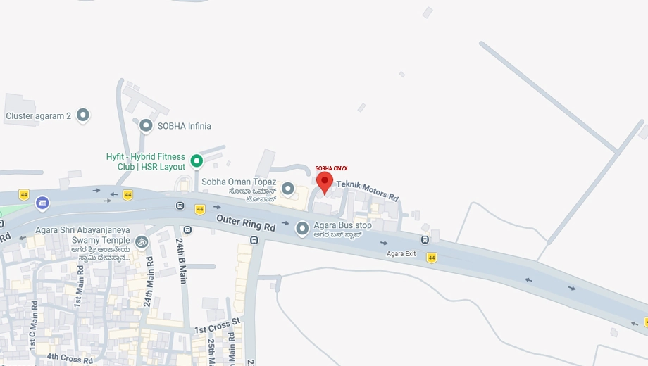 Location of Sobha Onyx in Bellandur, Bangalore - Image 408167
