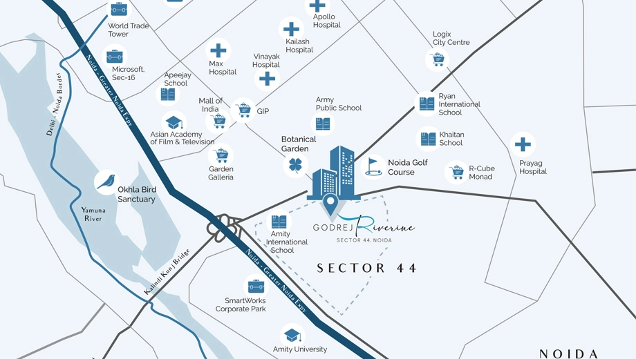 Location of Godrej Riverine - Image 408187