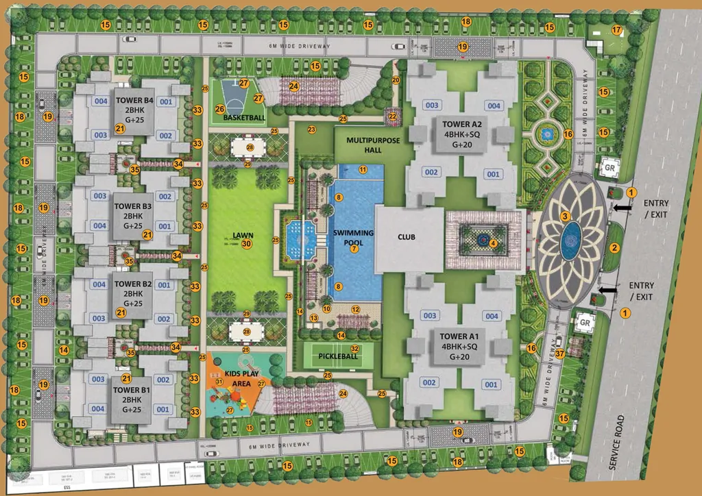 Master Plan of Imperia The Sephyra in Yamuna Expressway, Greater Noida - Image 408221