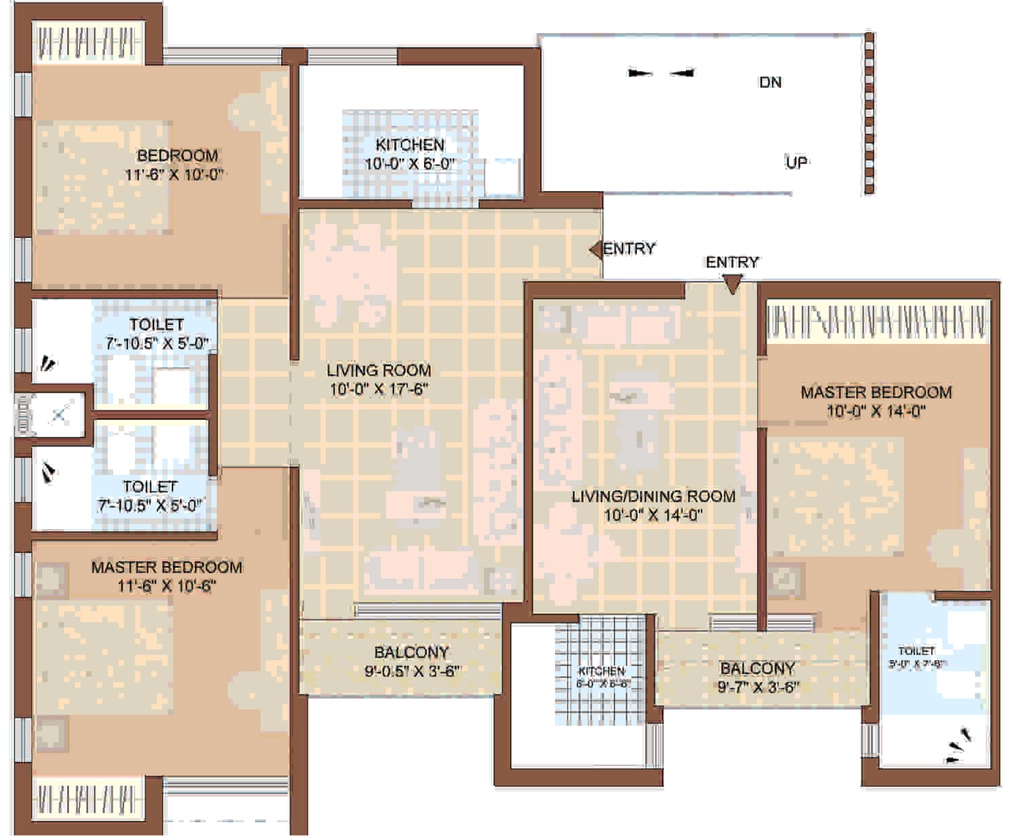 2 BHK Flat in Jaypee Greens Kasa Isles in Sector 129, Noida - Image 920327