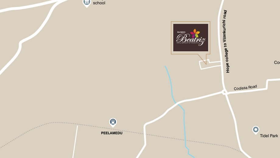 Location of Sree Dakshas Beatriz - Image 408249