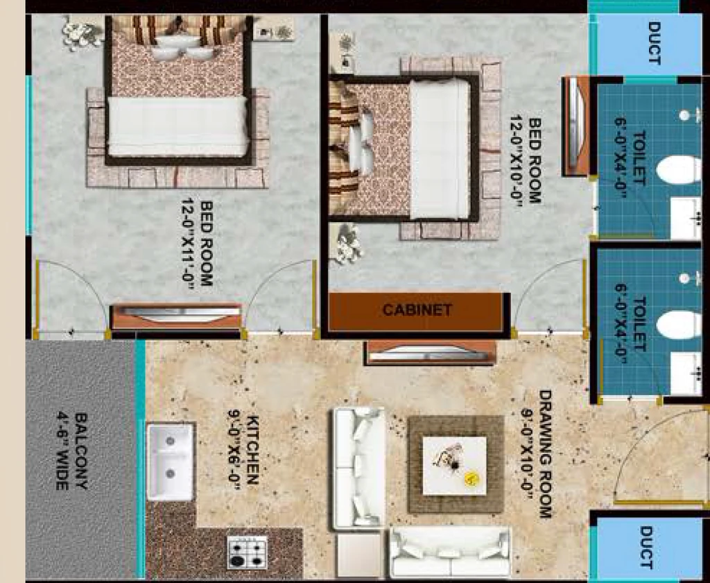 2 BHK Flat in Nehra Lotus Avenue 2 in Sector 73, Noida - Image 920339
