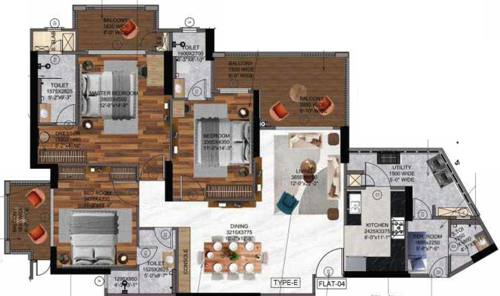 3 BHK Flat in Nimbus The Arista Luxe in Sector 168, Noida - Image 920354