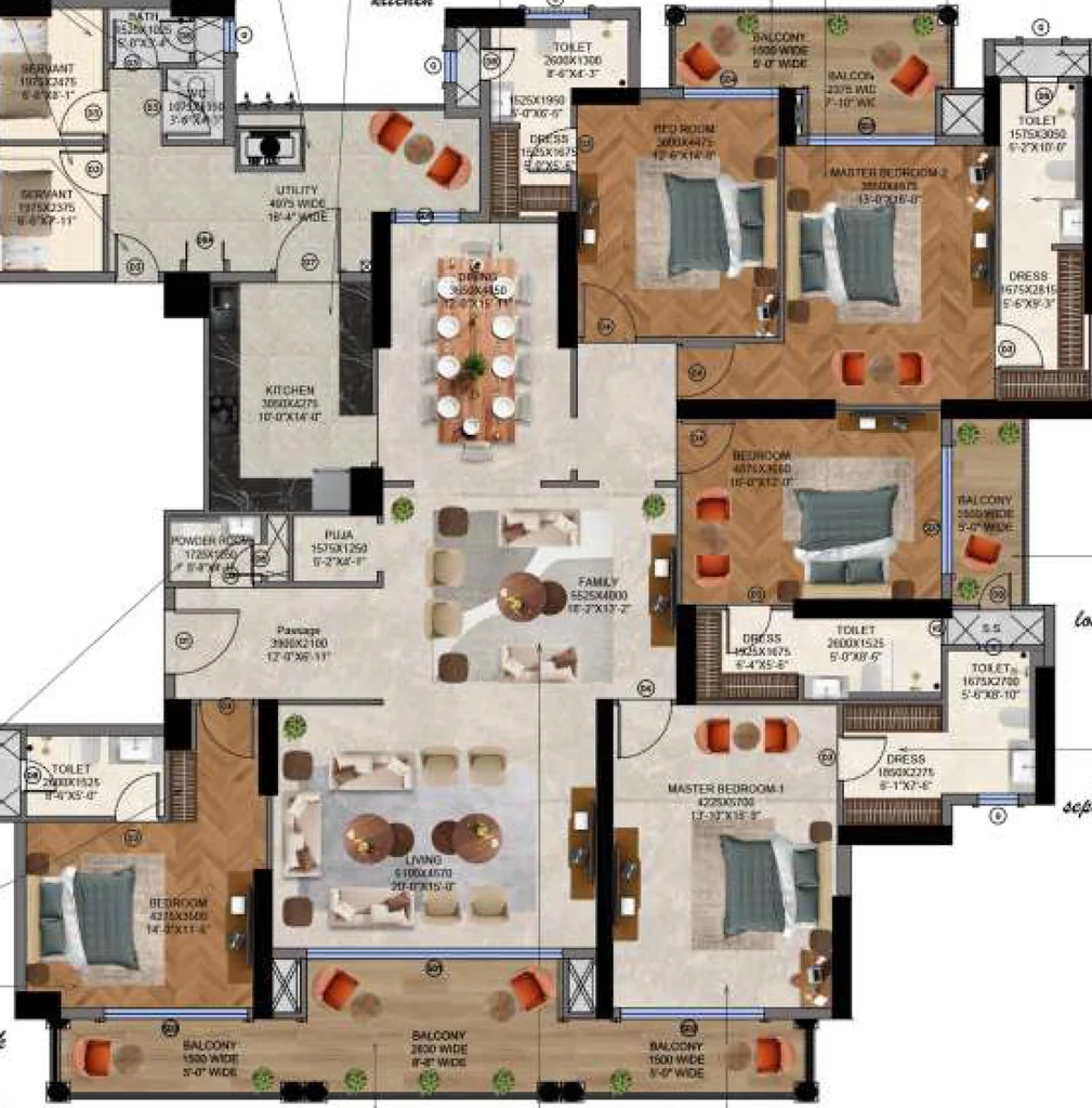 5 BHK Flat in Nimbus The Arista Luxe in Sector 168, Noida - Image 920360