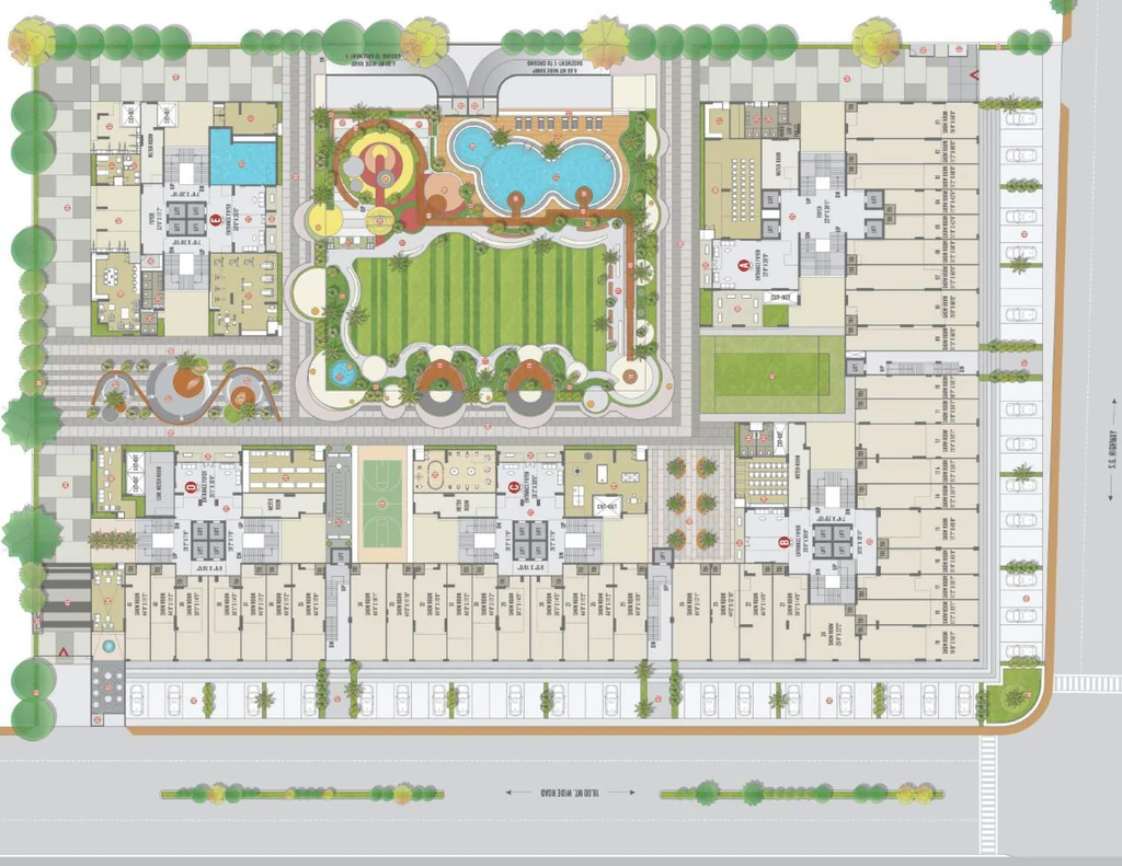 Master Plan of Shaswat Embrace the Wind in Sargasan, Gandhinagar - Image 408333