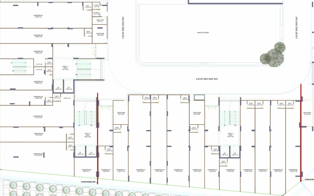 Floor Plan of Commercial Gamara Hills in Shela, Ahmedabad - Image 408381