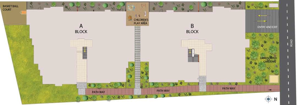 Master Plan of Adithya Brindha Residency in Bellandur, Bangalore - Image 408429