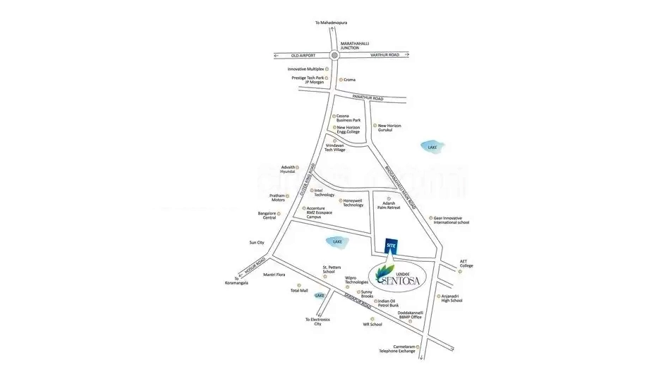 Location of Lendee Sentosa in Bellandur, Bangalore - Image 408401