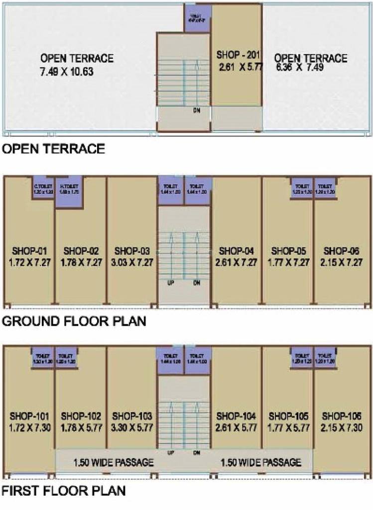 Floor Plan of Commercial J And J Shree Prad in Sanand, Ahmedabad - Image 408407