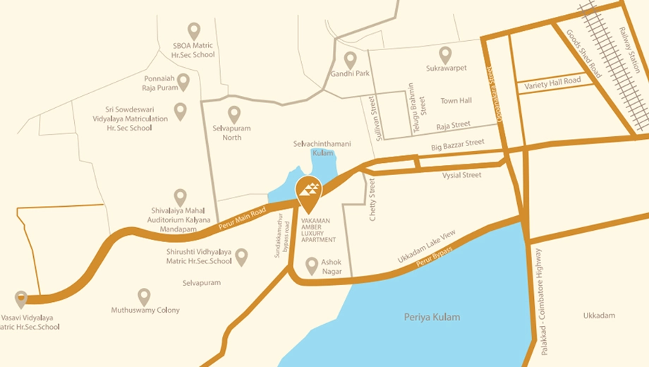 Location of Vakaman Amber in Selvapuram, Coimbatore - Image 408439