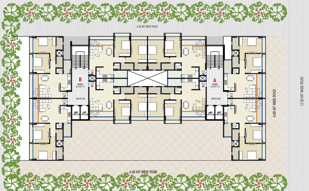 Master Plan of Kashima The Crest Glory in Kathwada, Ahmedabad - Image 408449