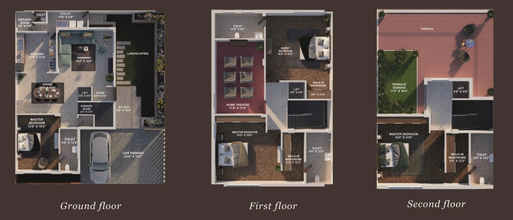 4 BHK House/Villa in Vakaman Kota Goldfield in Peelamedu, Coimbatore - Image 920450