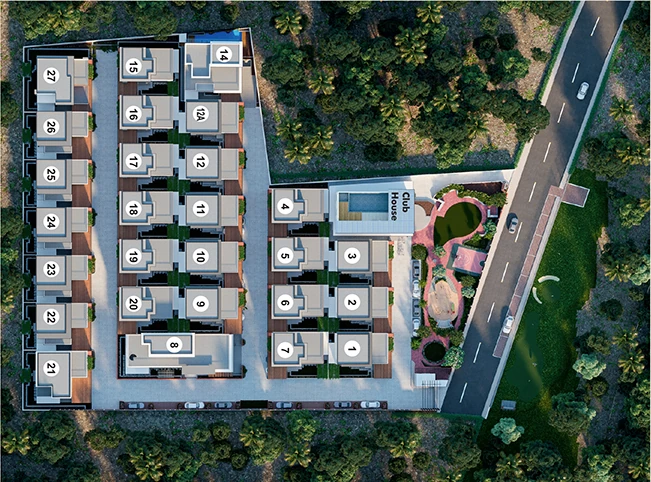Master Plan of Vakaman Kota Goldfield in Peelamedu, Coimbatore - Image 408470