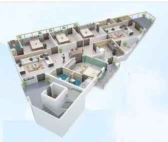 4 BHK Flat in Sanskaar Lifestyle Blu in Bawadiya Kalan, Bhopal - Image 920553