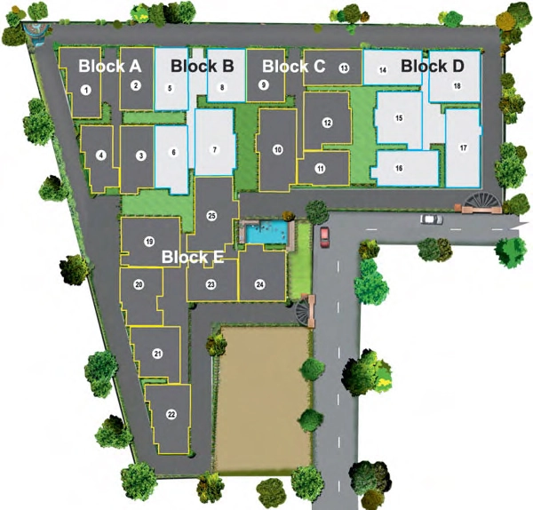 Master Plan of SLS Springs in HSR Layout, Bangalore - Image 408469