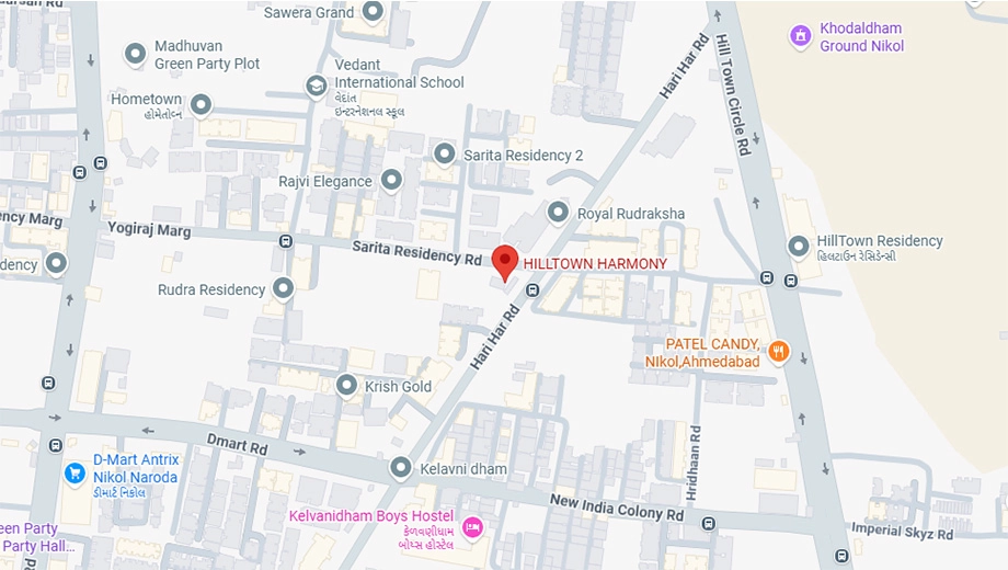 Location of Radhe Hilltown Harmony - Image 408523