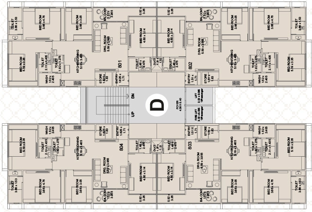 Floor Plan of Satvaraj Satva Prime in Vastral, Ahmedabad - Image 408577
