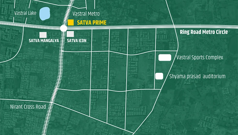 Location of Satvaraj Satva Prime - Image 408575