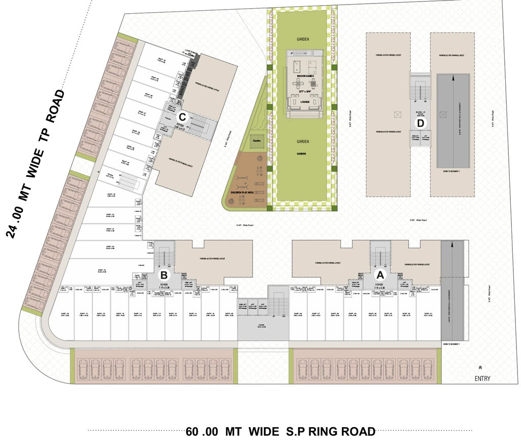 Master Plan of Satvaraj Satva Prime in Vastral, Ahmedabad - Image 408576