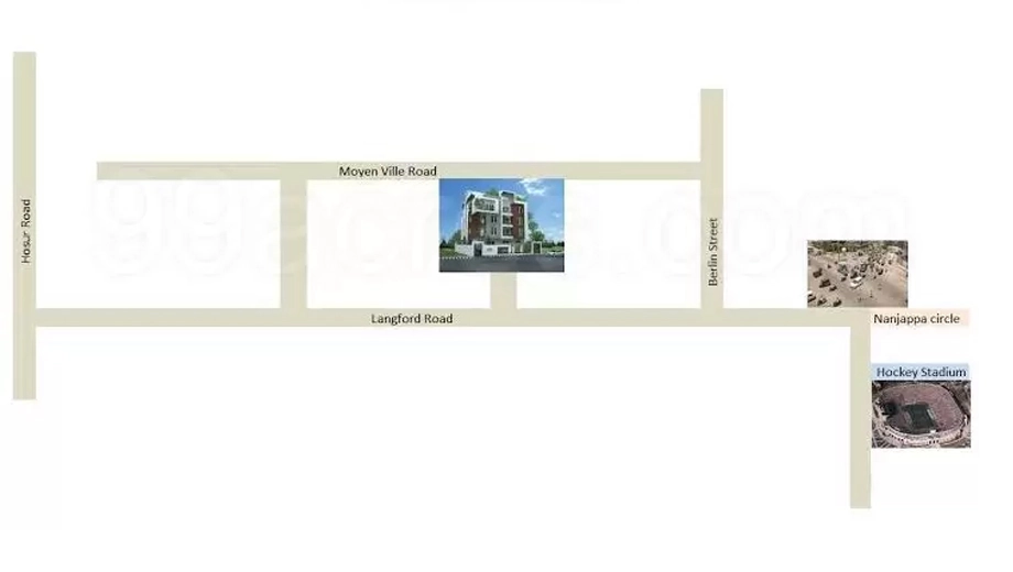 Location of Redifice Petunia in Shanti Nagar, Bangalore - Image 408580