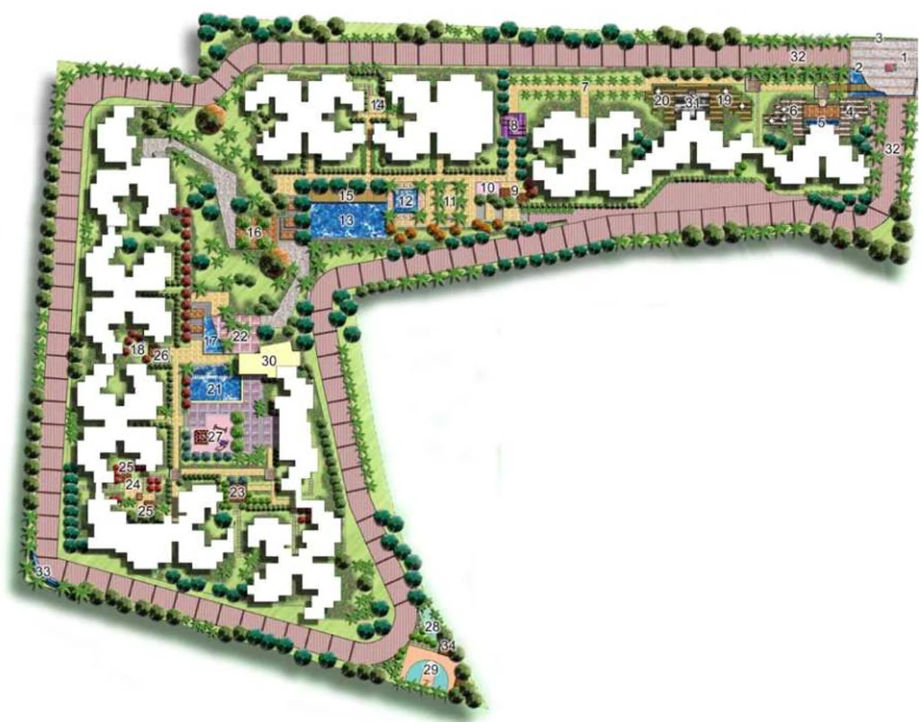 Master Plan of Rohan Jharoka in Bellandur, Bangalore - Image 408650