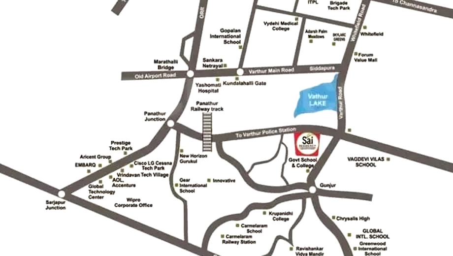 Location of Sai Residency - Image 408660