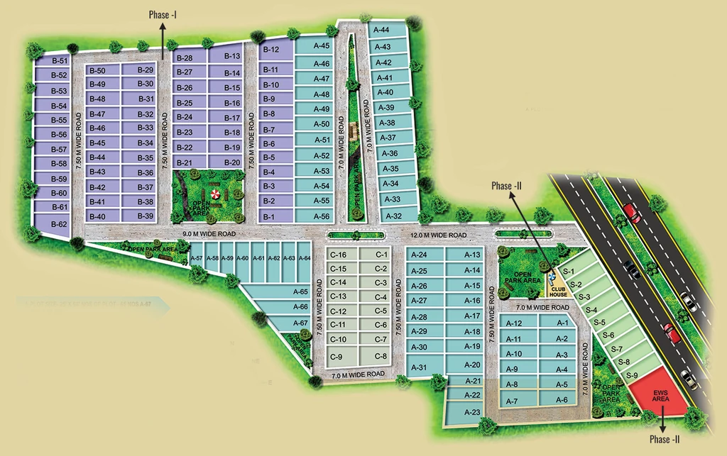 Master Plan of Shree Signature The Address in Bawadiya Kalan, Bhopal - Image 408688