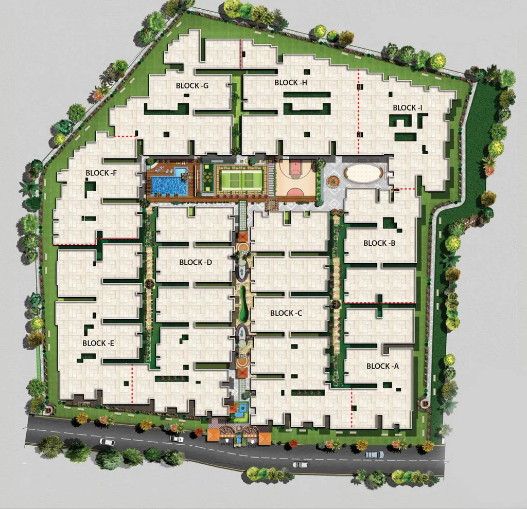 Master Plan of Sonestaa iWoods in Bellandur, Bangalore - Image 408729
