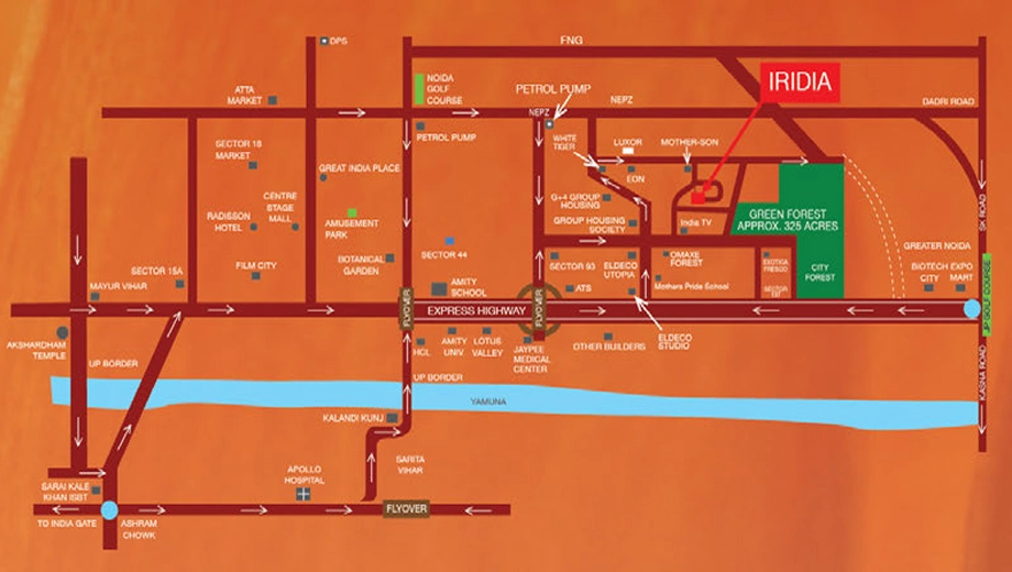 Location of Horizon Iridia - Image 408749