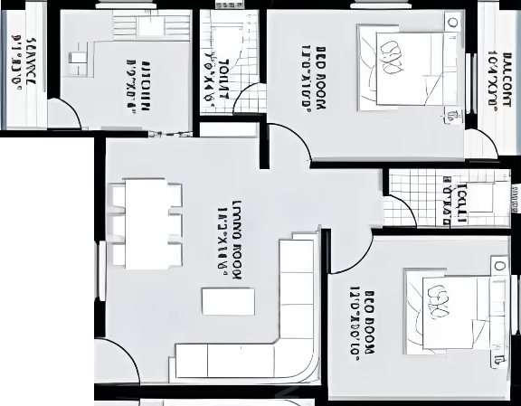 2 BHK Flat in Absway Anbu Aram in Nallambakkam, Chennai - Image 920579
