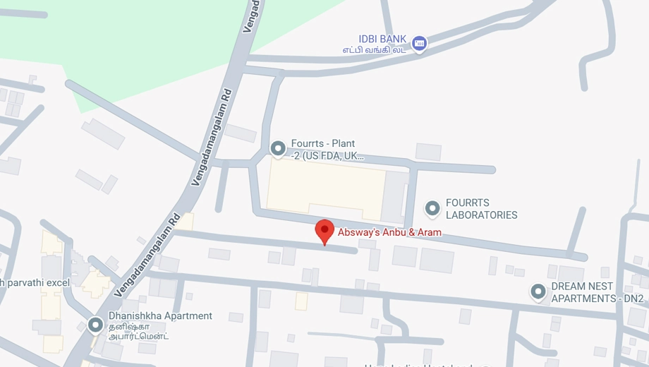 Location of Absway Anbu Aram - Image 408781