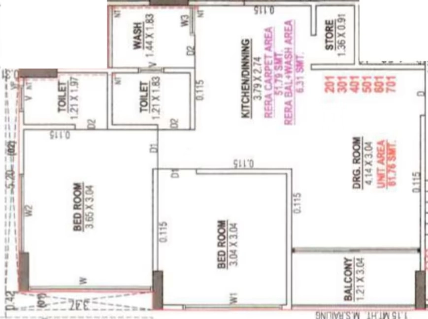 2 BHK Flat in Shashwat 49 in Odhav, Ahmedabad - Image 920628