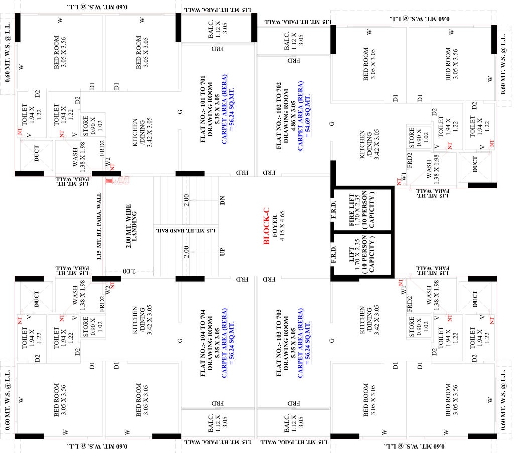 Floor Plan of Shubham Shubh Labh Heights in Bilasiya, Ahmedabad - Image 408879