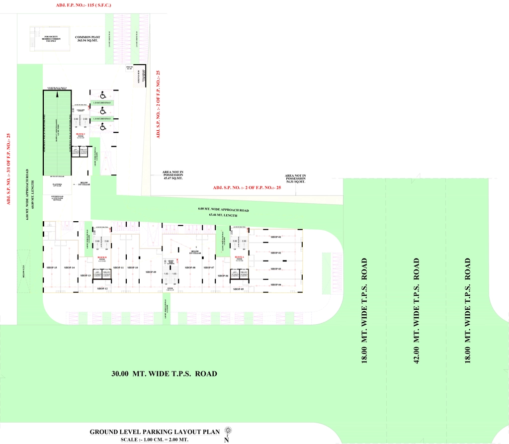 Master Plan of Shubham Shubh Labh Heights in Bilasiya, Ahmedabad - Image 408878